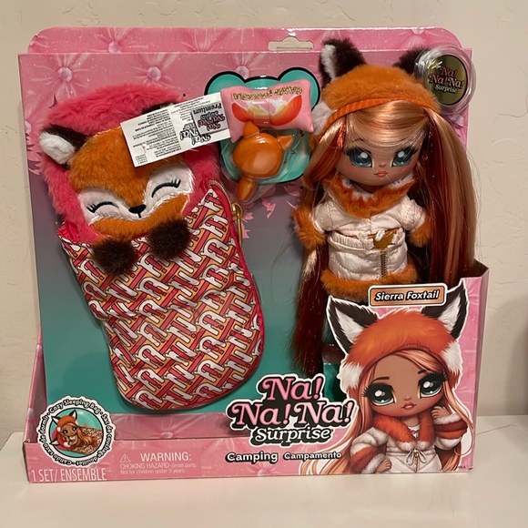 MGA Other - Na! Na! Na! Surprise Fox Camping Doll Set Sierra Foxtail New in Package.